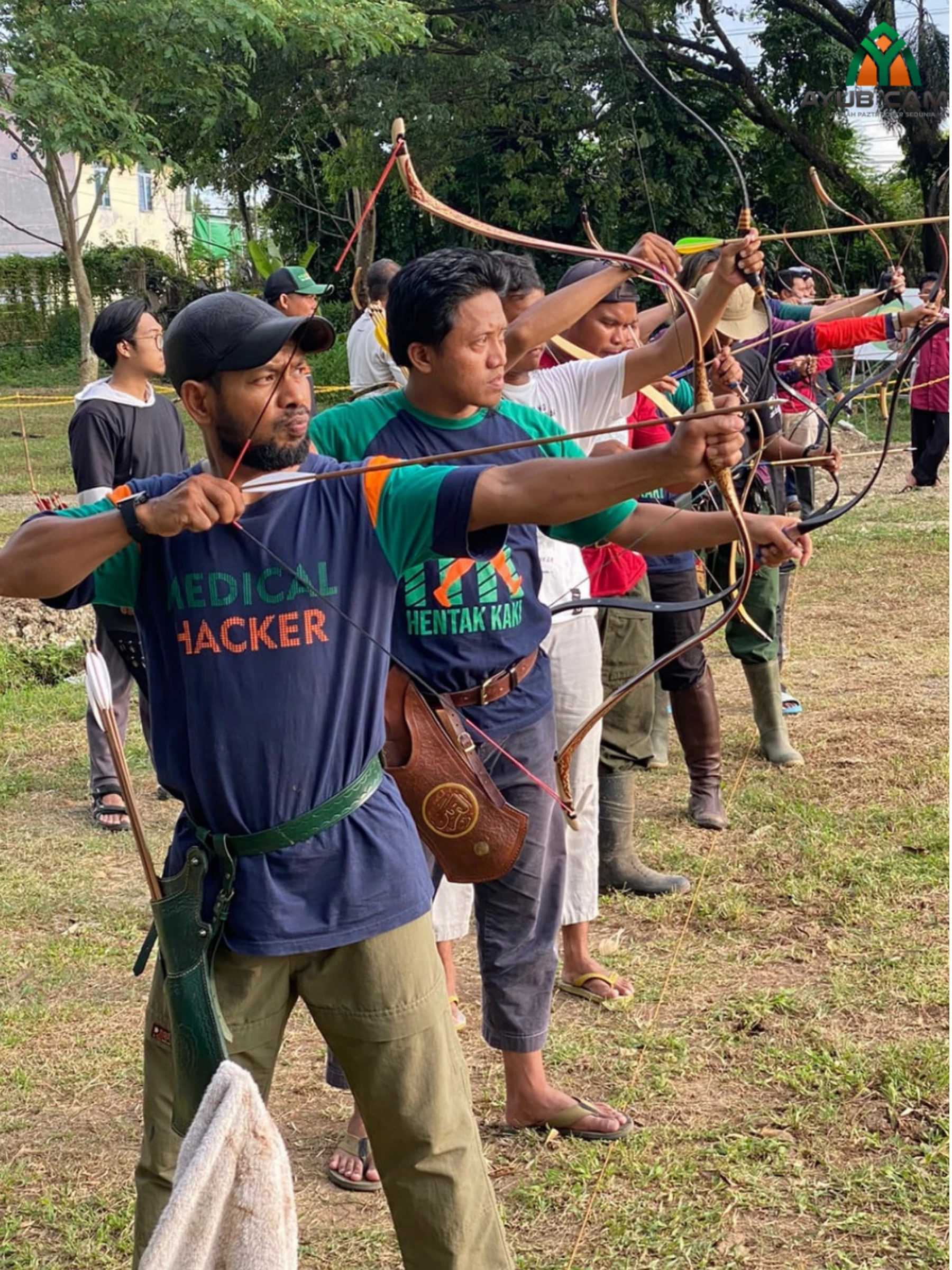 Liga Tiganik — Latihan Panahan